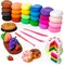 Air Dry Clay, 24 Colors Modeling Set with 3 Sculpting Tools, Magic Foam Clay for Kids and Adults, Gift for Boys and Girls